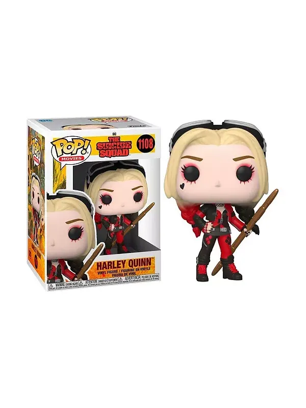 Виниловая фигурка DC «Отряд самоубийц» Funko Pop | Харли Квинн (боди) Diamond Select — изображение 3 из 3, красный