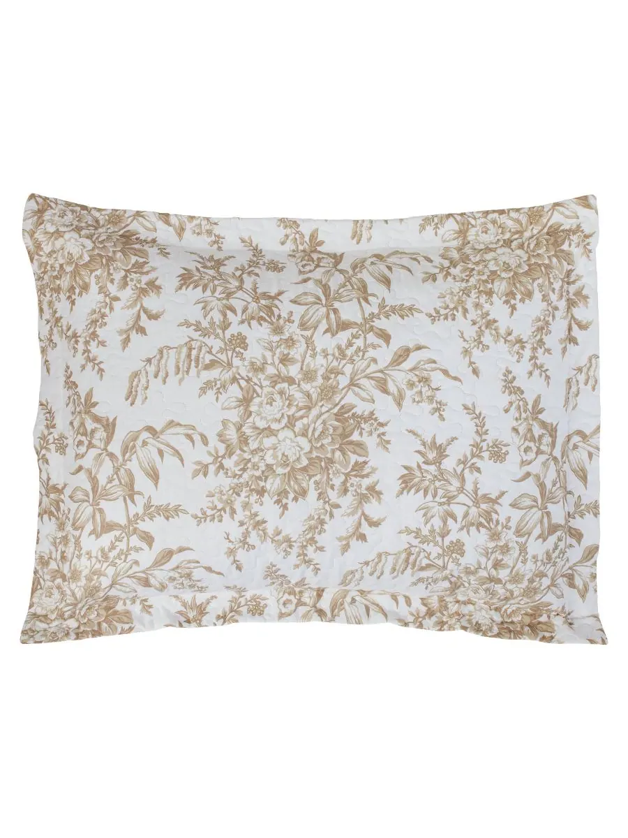 Двустороннее одеяло bedford cotton, 2 предмета, размер twin. Laura Ashley — изображение 2 из 9, коричневый