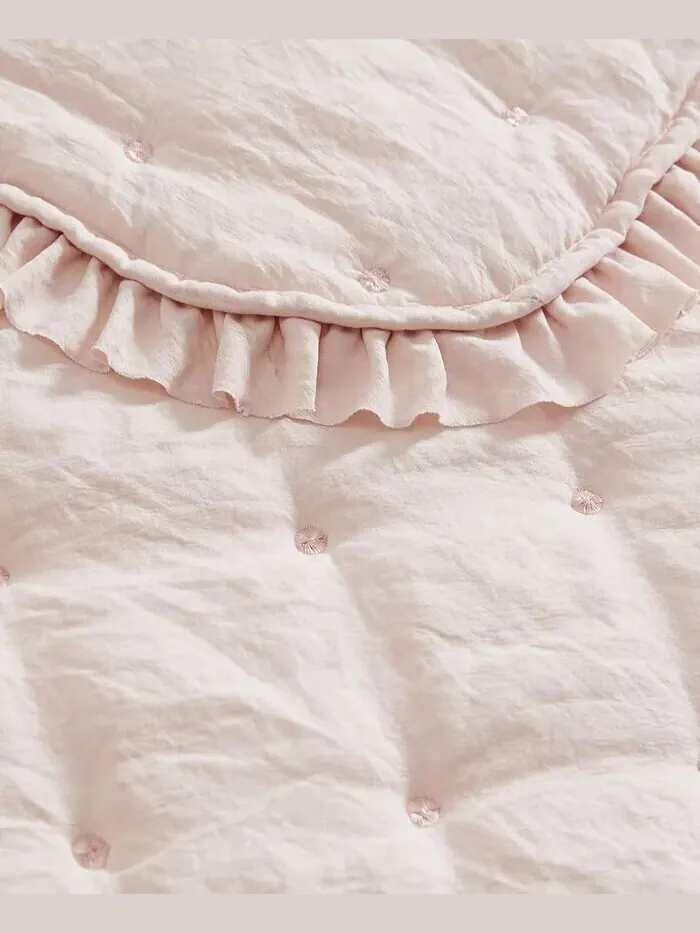 Наборы одеял Hailee из микрофибры Laura Ashley — изображение 6 из 11, розовый