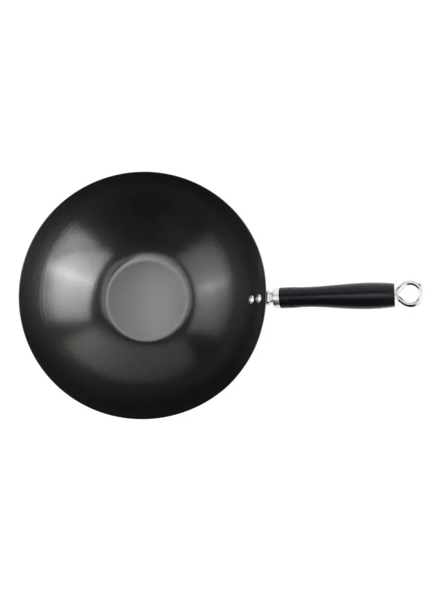 Вок Everyday Steel с антипригарным покрытием, 30 см Goodcook — черный