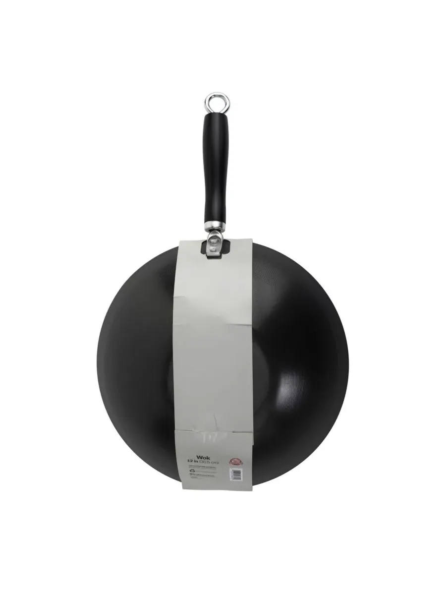 Вок Everyday Steel с антипригарным покрытием, 30 см Goodcook — изображение 5 из 8, черный