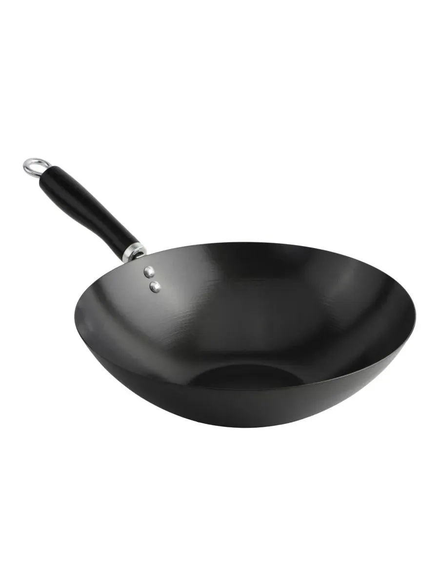 Вок Everyday Steel с антипригарным покрытием, 30 см Goodcook — изображение 6 из 8, черный