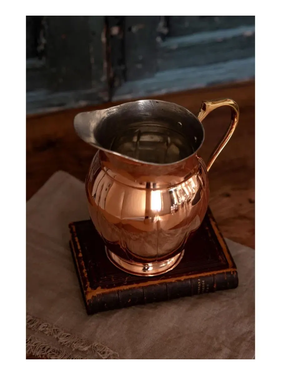 Кувшин из меди с ручкой, винтажный Coppermill Kitchen — изображение 3 из 3, медь