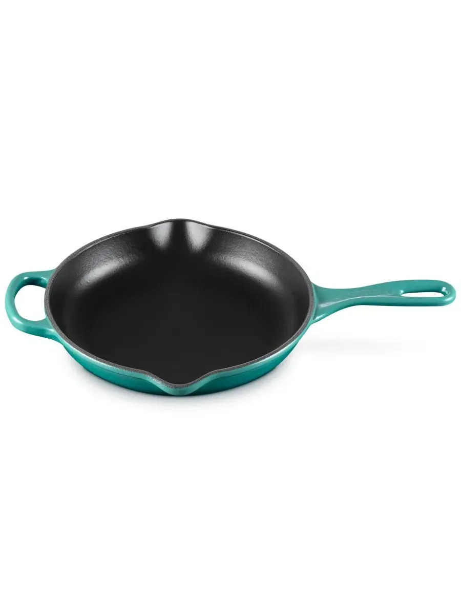 Эмалированная чугунная сковорода 23 см Le Creuset — изображение 2 из 4, ривьера