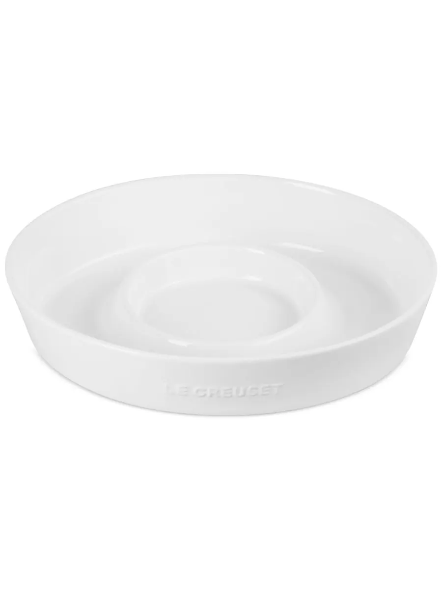 Овальная тарелка для чипсов и соусов Le Creuset, 30.7 см