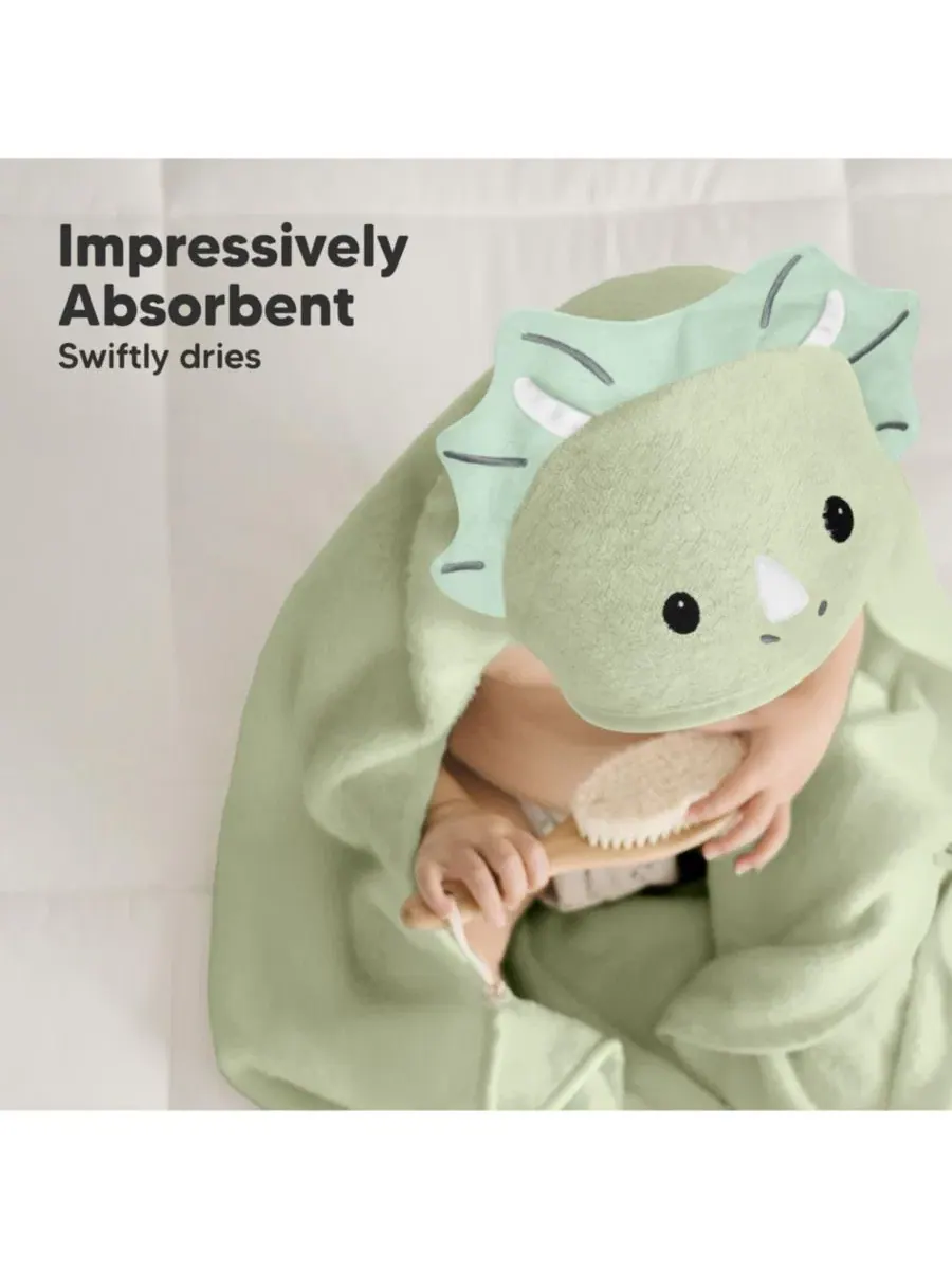 Детское полотенце с капюшоном Cuddle Baby, банное полотенце для малышей, детские полотенца с — изображение 5 из 10