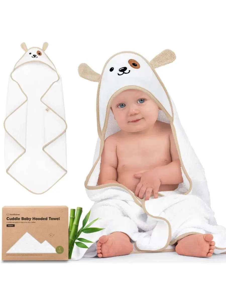 Детское полотенце с капюшоном Cuddle Baby, банное полотенце для малышей, детские полотенца с