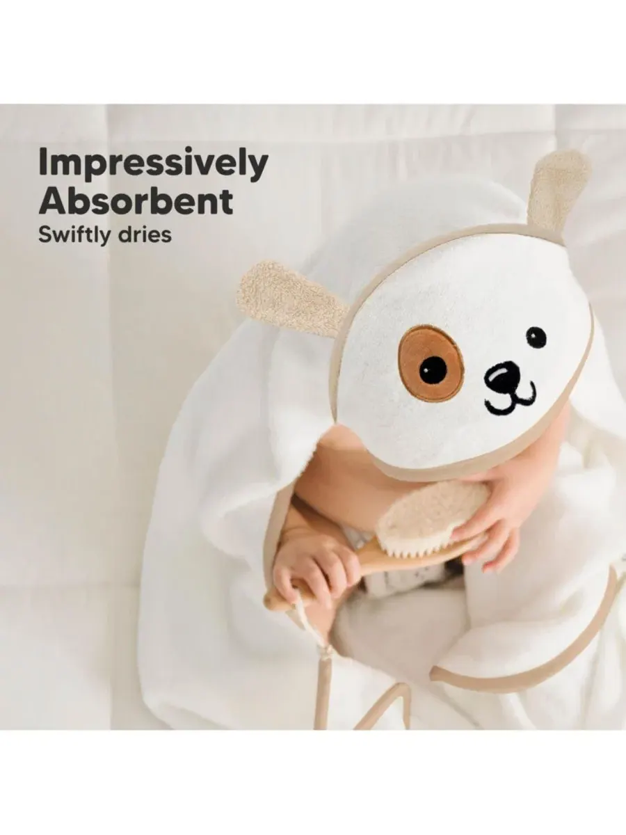 Детское полотенце с капюшоном Cuddle Baby, банное полотенце для малышей, детские полотенца с — изображение 5 из 10
