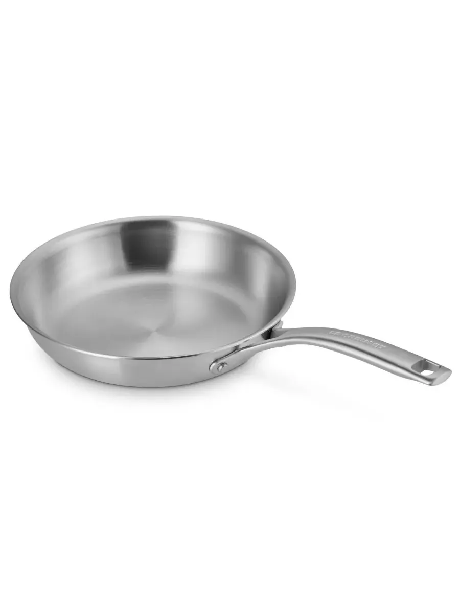 Сковорода Essential из нержавеющей стали 20 см Le Creuset — изображение 3 из 3, серебряный