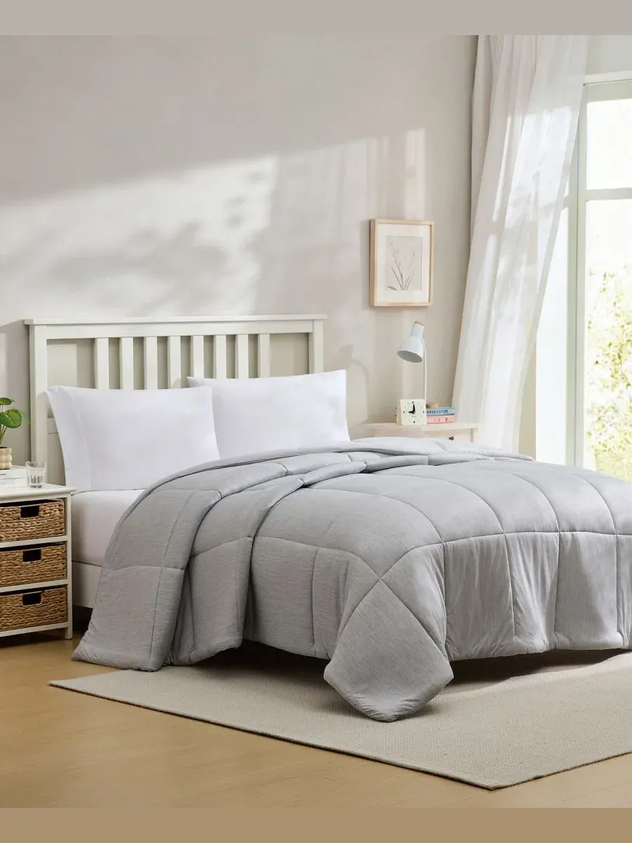 Легкое двустороннее одеяло с охлаждающим эффектом, Twin/Twin XL Swift Home — изображение 1 из 5, серый