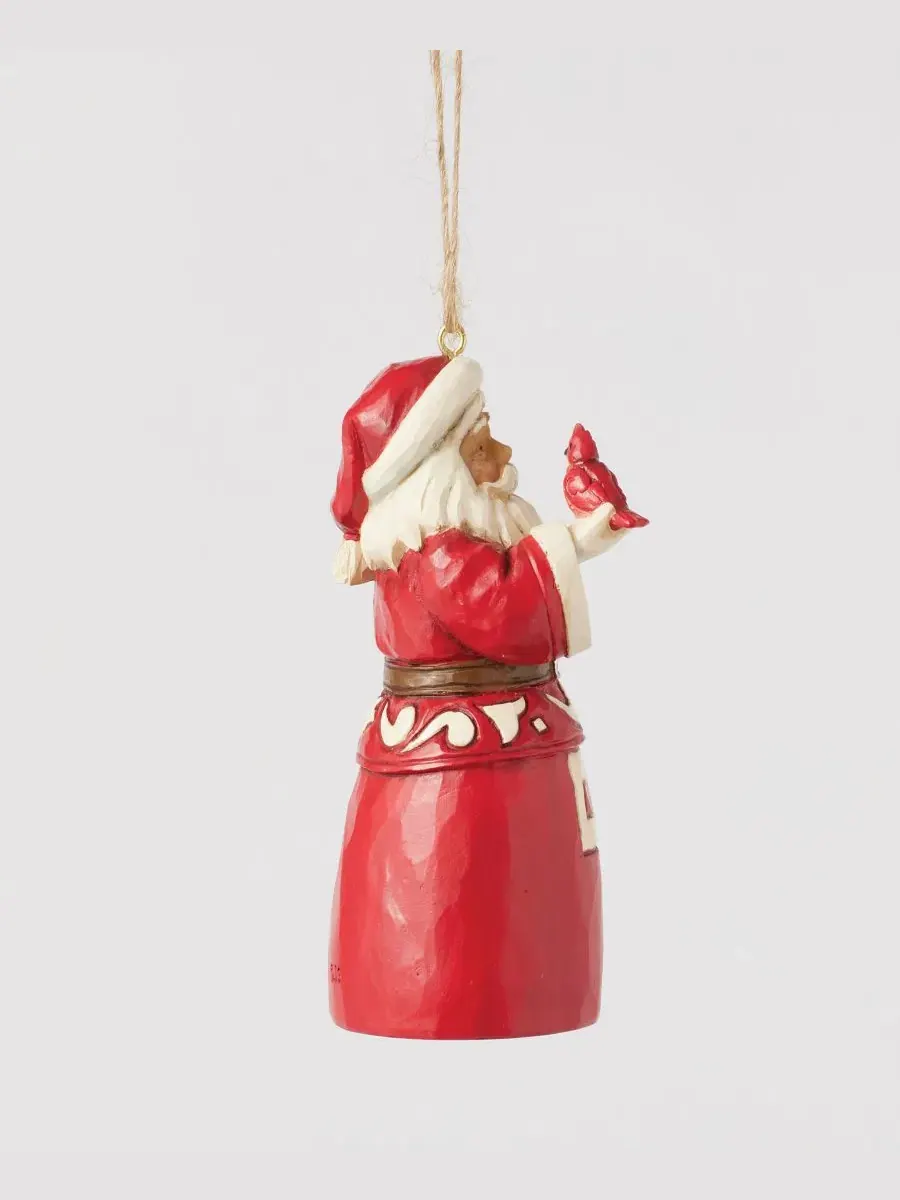 Елочная игрушка Nordic Noel Santa Ornament Jim Shore — изображение 3 из 4, мульти