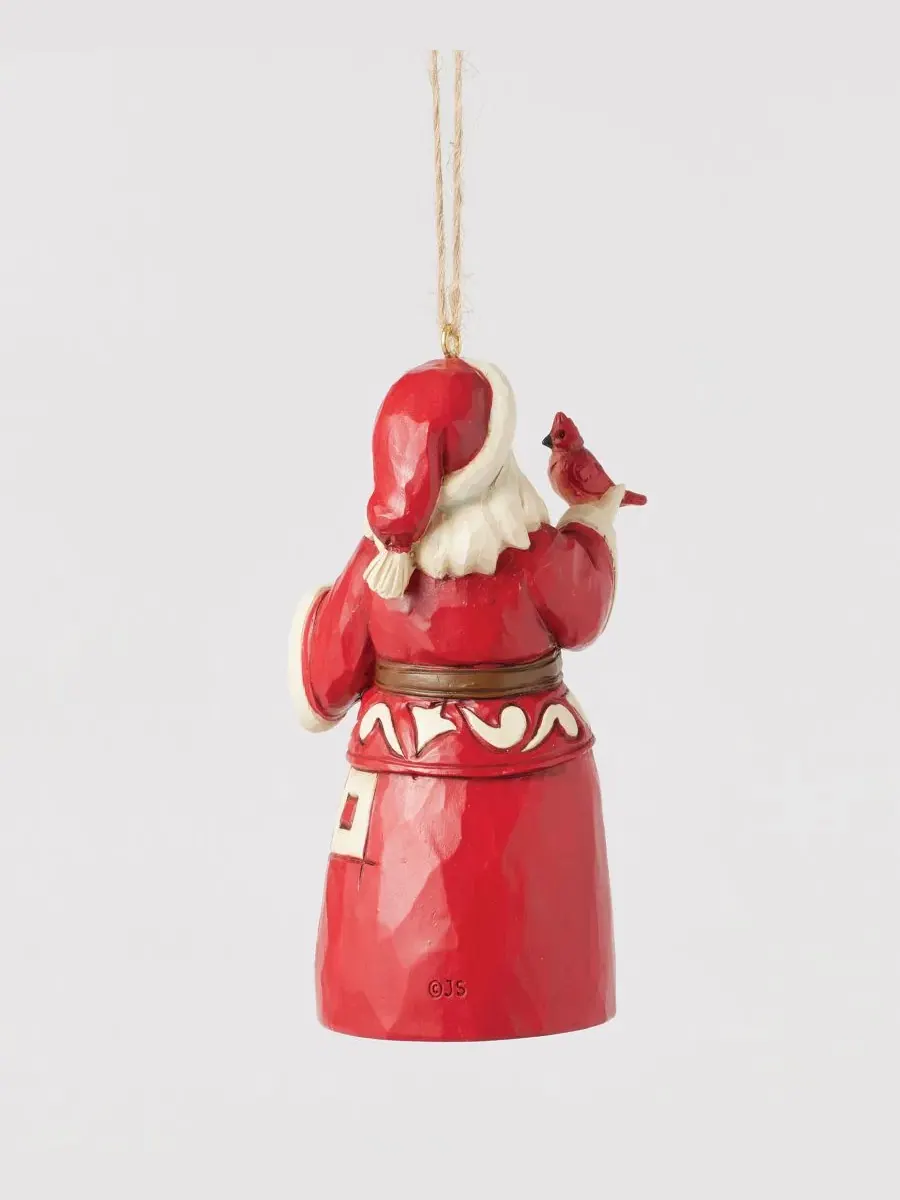 Елочная игрушка Nordic Noel Santa Ornament Jim Shore — изображение 4 из 4, мульти