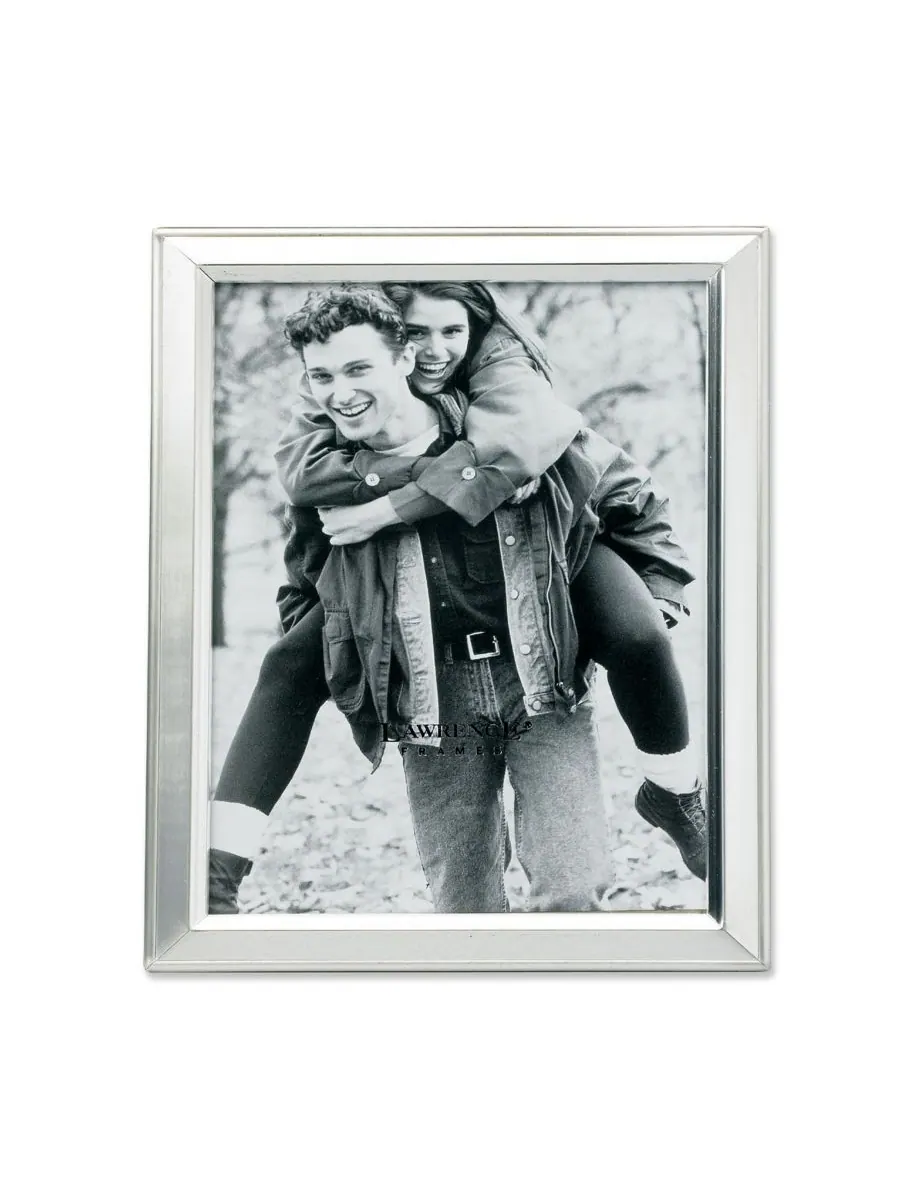Lawrence Frames Фоторамка из матового посеребренного металла - 4 x 5 дюймов