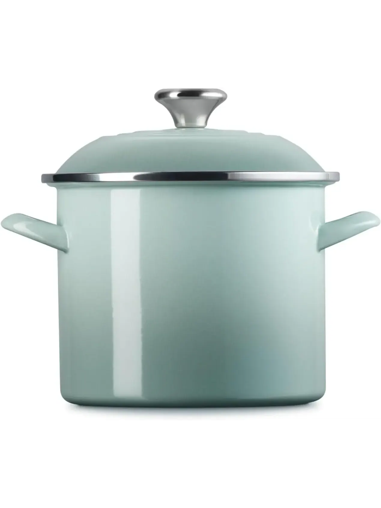 Кастрюля Le Creuset Enamel on Steel Stockpot, 5,7 л — изображение 2 из 7, морская соль
