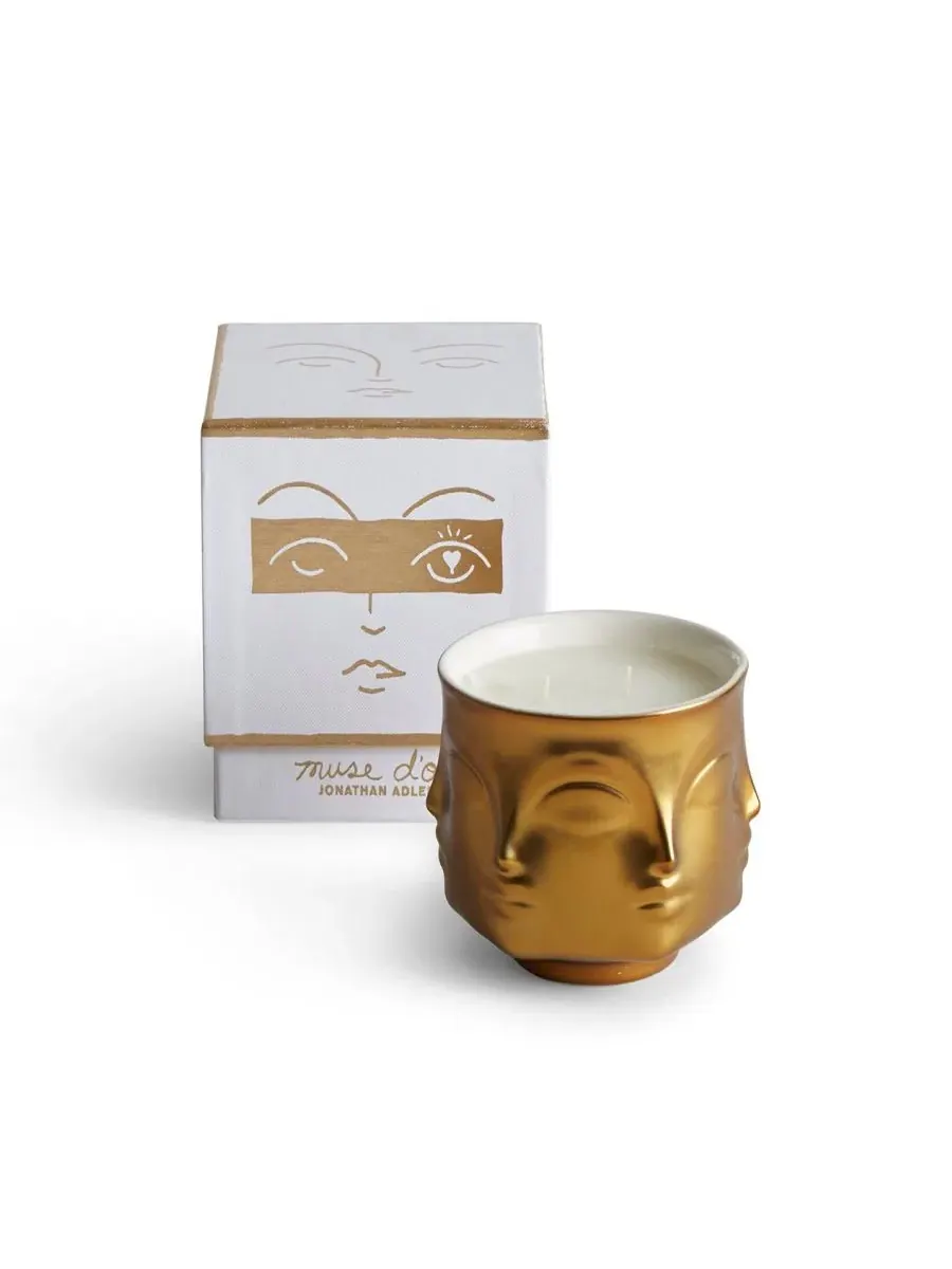 Керамическая свеча Muse D'or 13 см Jonathan Adler — изображение 3 из 3, золото