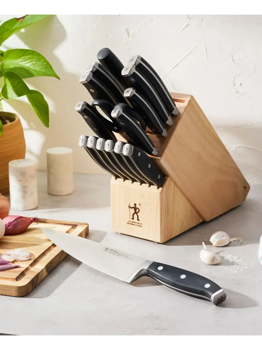 Набор ножей с подставкой Forged Premio 17-Piece Henckels — изображение 3 из 6, прозрачный