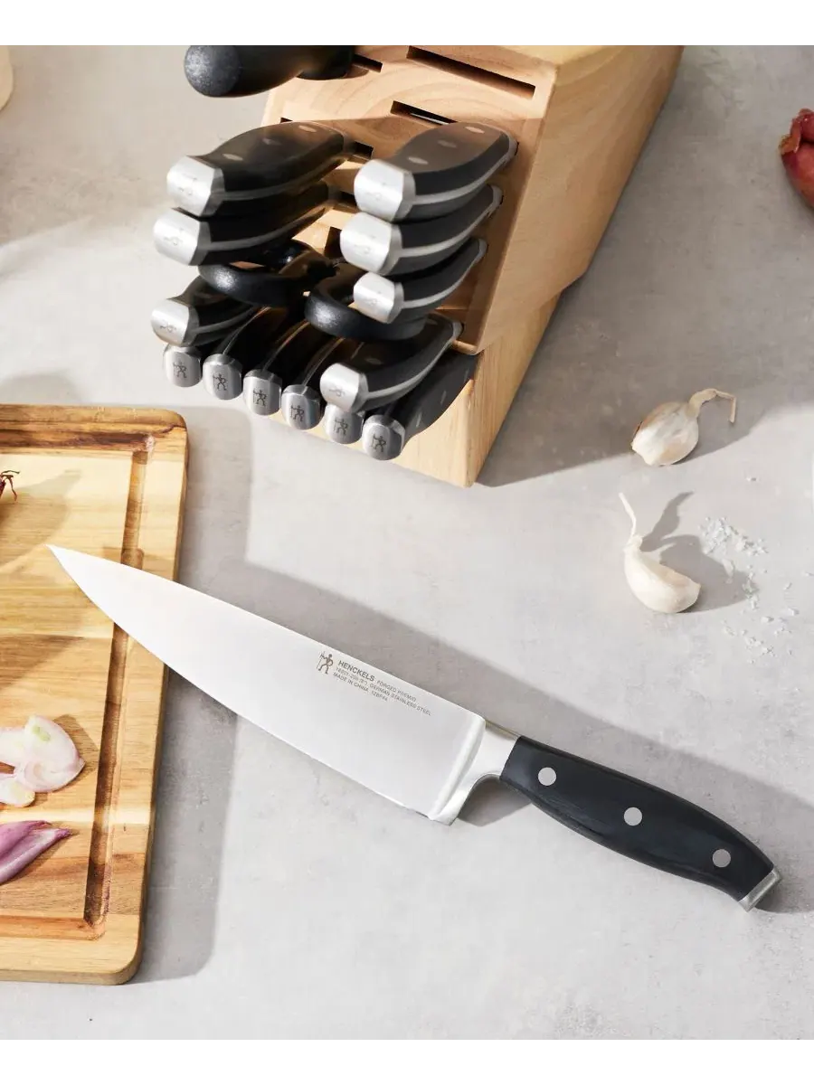Набор ножей с подставкой Forged Premio 17-Piece Henckels — изображение 5 из 6, прозрачный