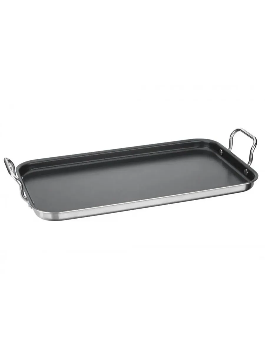 Сковорода-гриль двойная 25х46 см с антипригарным покрытием Cuisinart MultiClad Pro