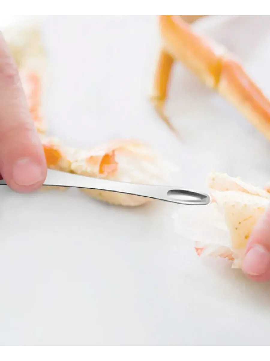 Набор из 8 шпажек из нержавеющей стали и силикона Maine Man Seafood — изображение 3 из 3, красный