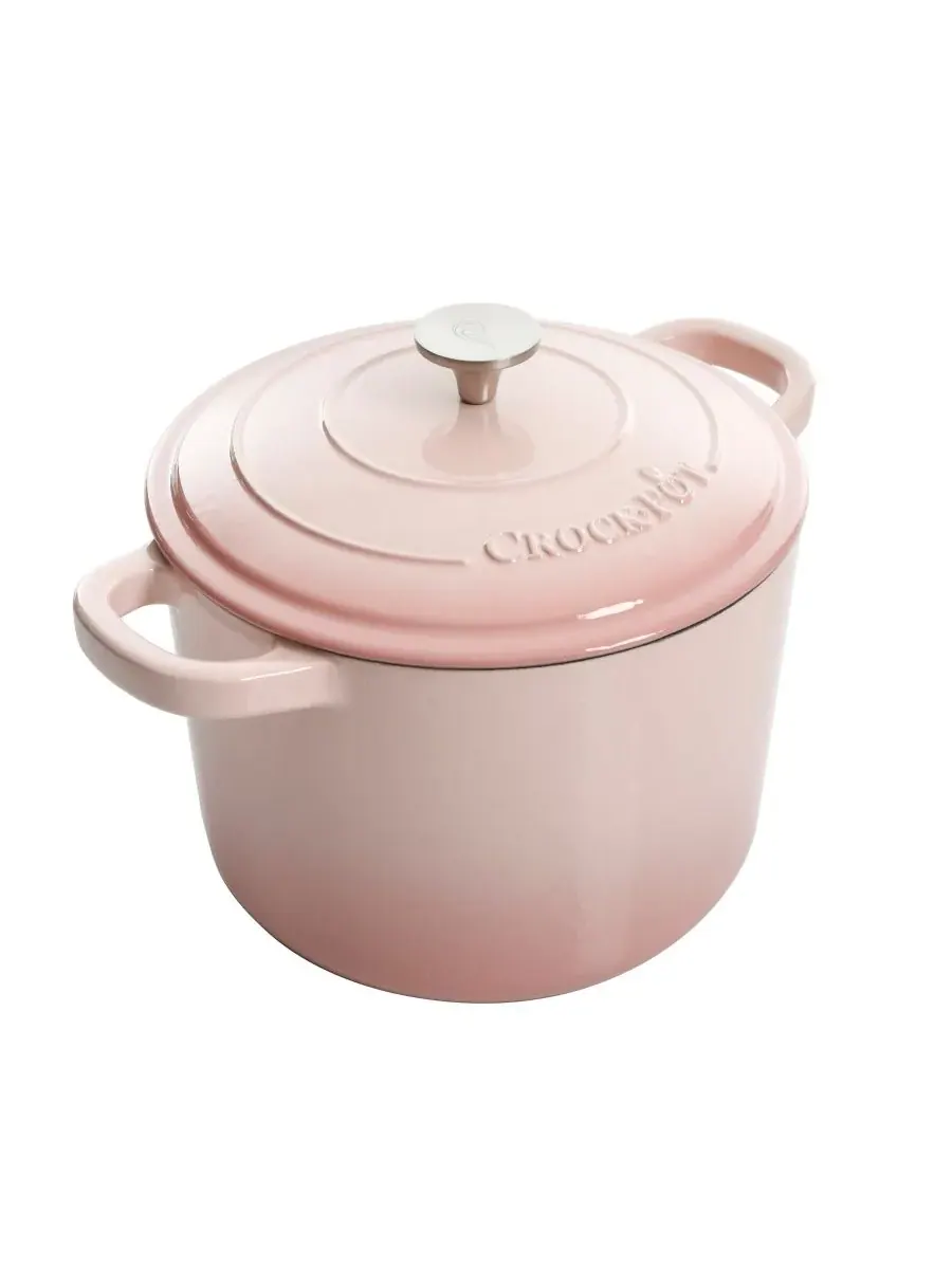 Чугунная печь ручной работы Crock Pot — изображение 1 из 3, розовый