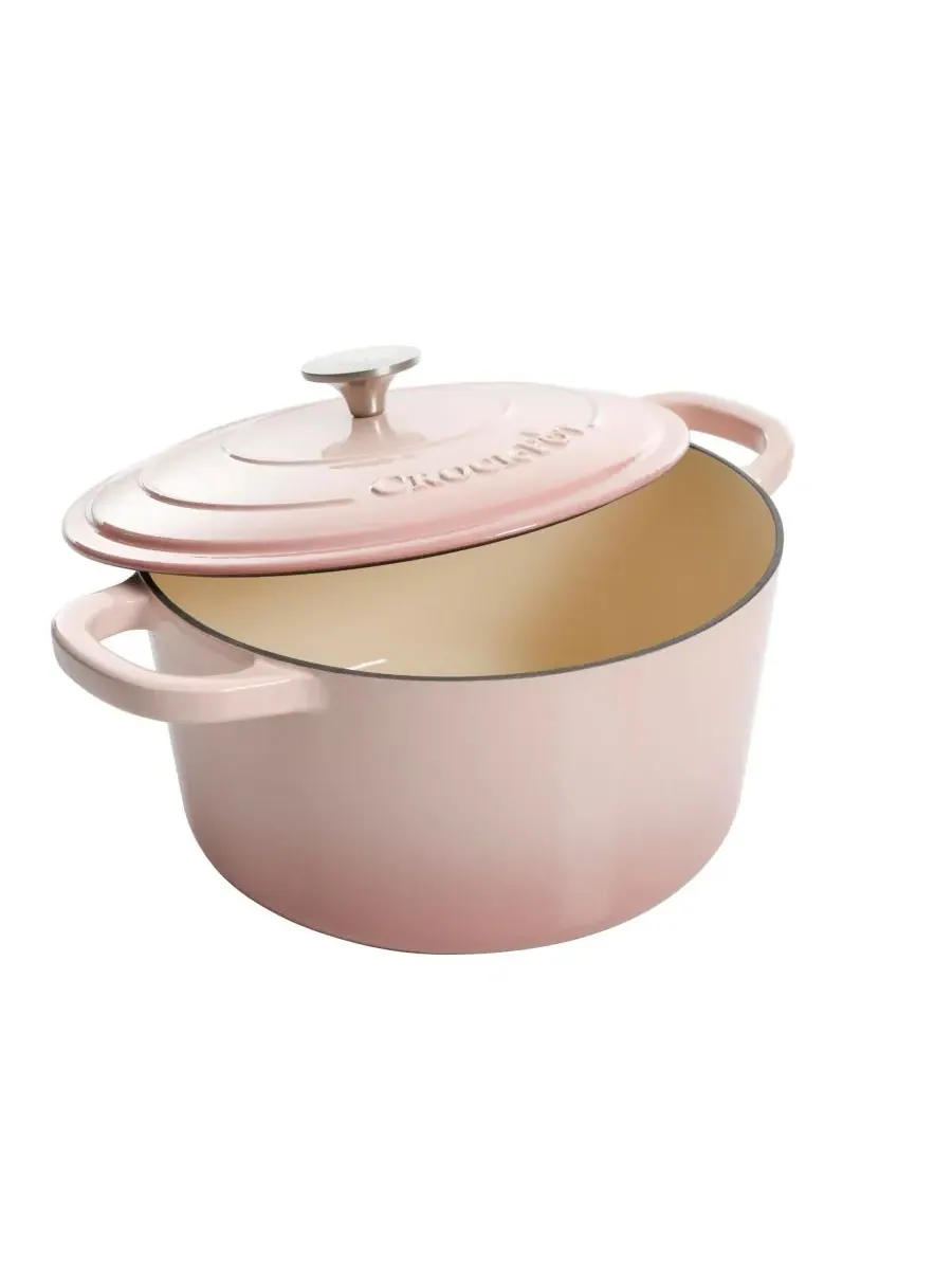 Чугунная печь ручной работы Crock Pot — изображение 2 из 3, розовый