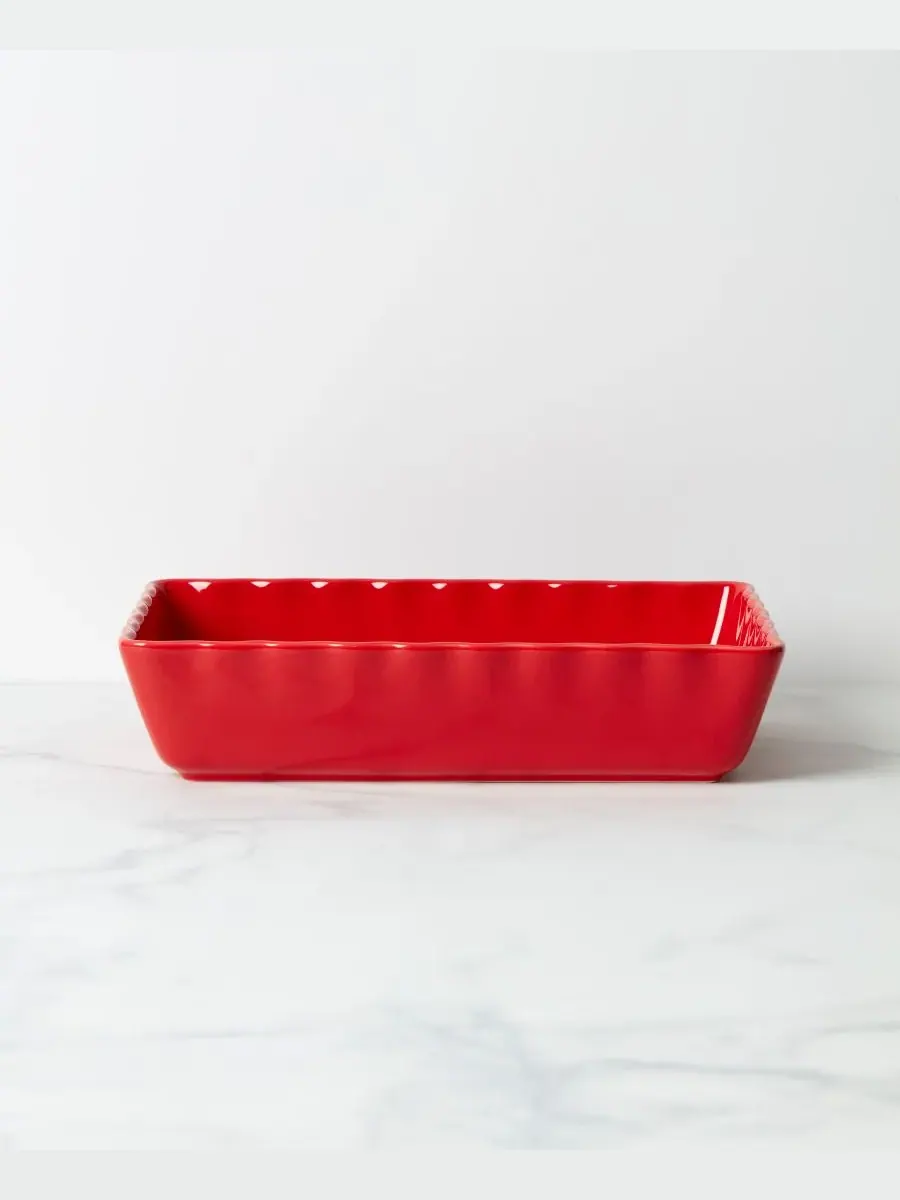 Форма для выпечки прямоугольной формы Make it Pop Kate Spade New York — изображение 3 из 5, красный