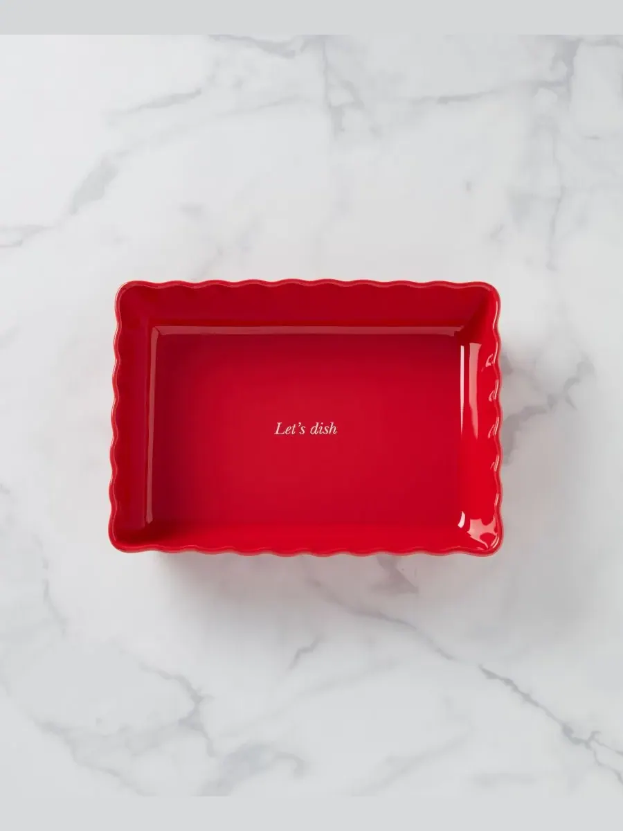 Форма для выпечки прямоугольной формы Make it Pop Kate Spade New York — изображение 4 из 5, красный