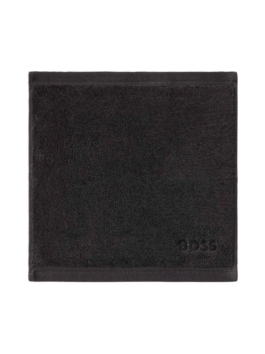 Салфетка для умывания loft aegean из чесаного хлопка, 12 x 12 дюймов. Boss Home — изображение 1 из 3, черный