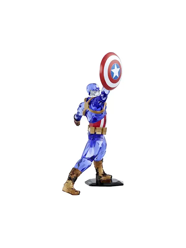 Фигурка Капитана Америки Marvel Swarovski — изображение 3 из 4, синий