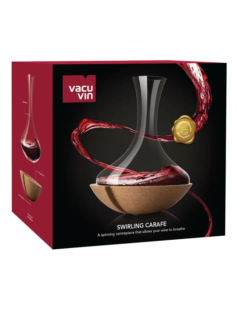 Вращающийся графин Vacu Vin — изображение 2 из 4, прозрачный