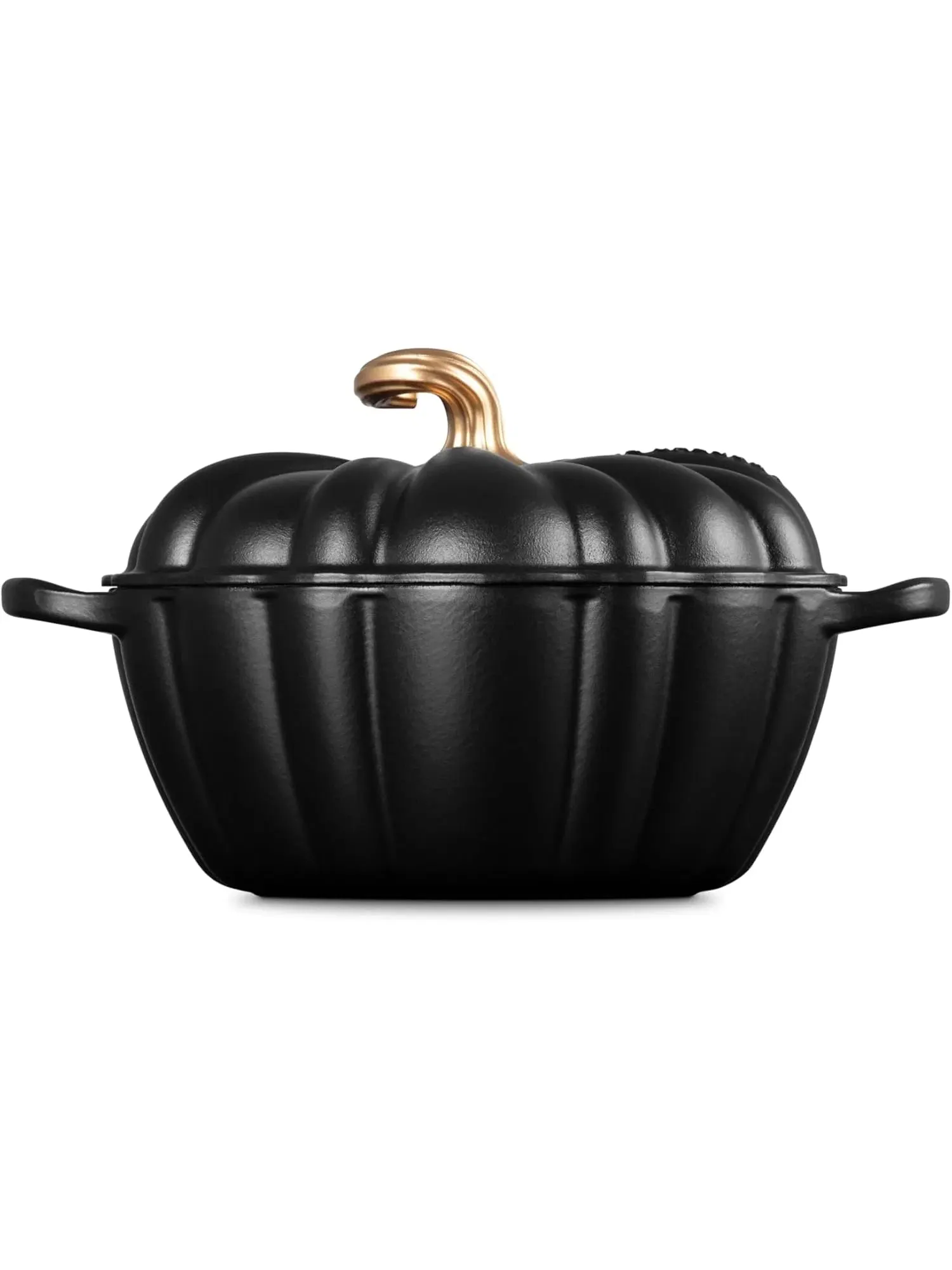 Кастрюля Le Creuset Cast Iron Pumpkin Casserole, 24 см, 3,7 л — изображение 2 из 7, черный