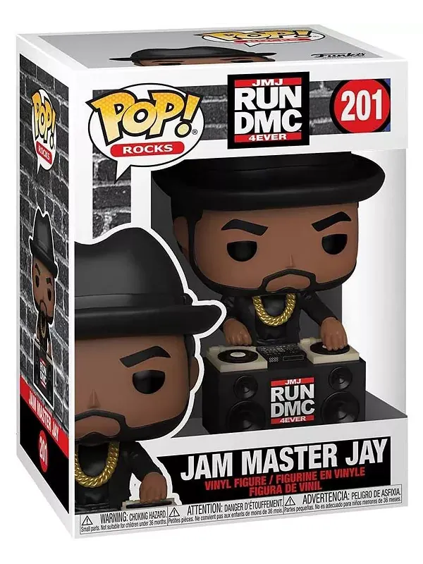 Виниловая фигурка Run-Dmc pop | Jam Master Jay Funko — изображение 2 из 3, черный