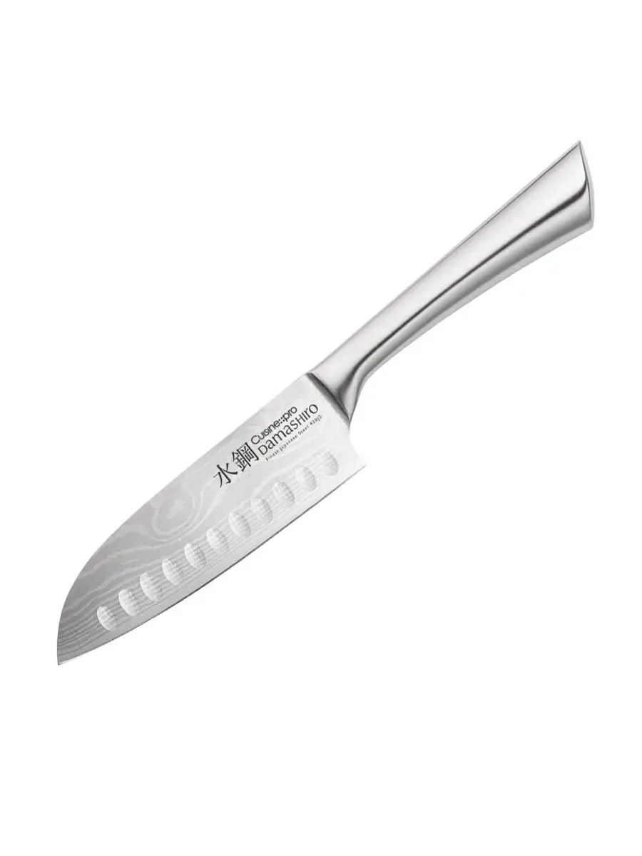 Нож Дамасиро 13 см «Попробуй меня Santoku» Cuisine::Pro