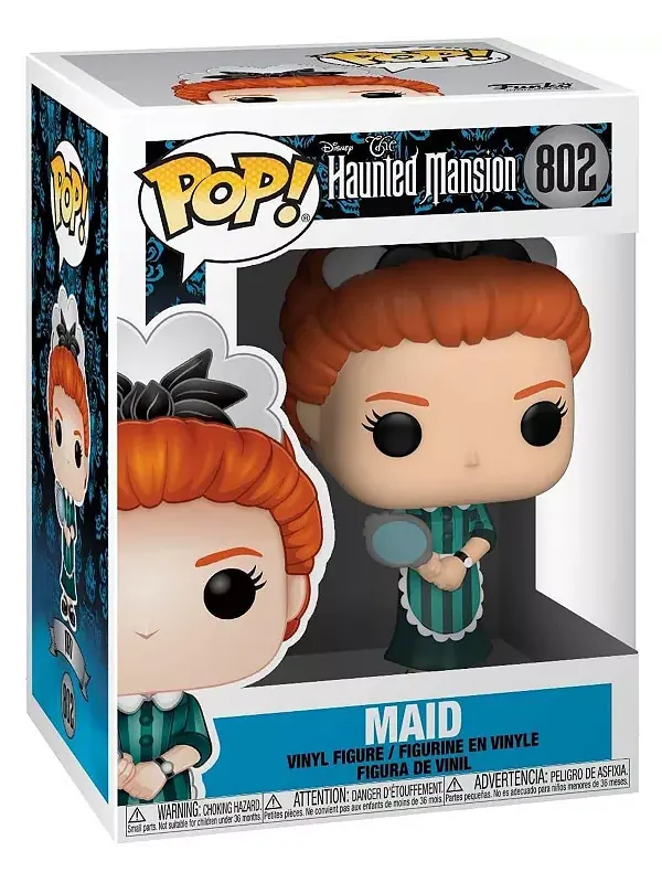 Виниловая фигурка в стиле особняка с привидениями от Disney | горничная Funko — изображение 3 из 3, черный