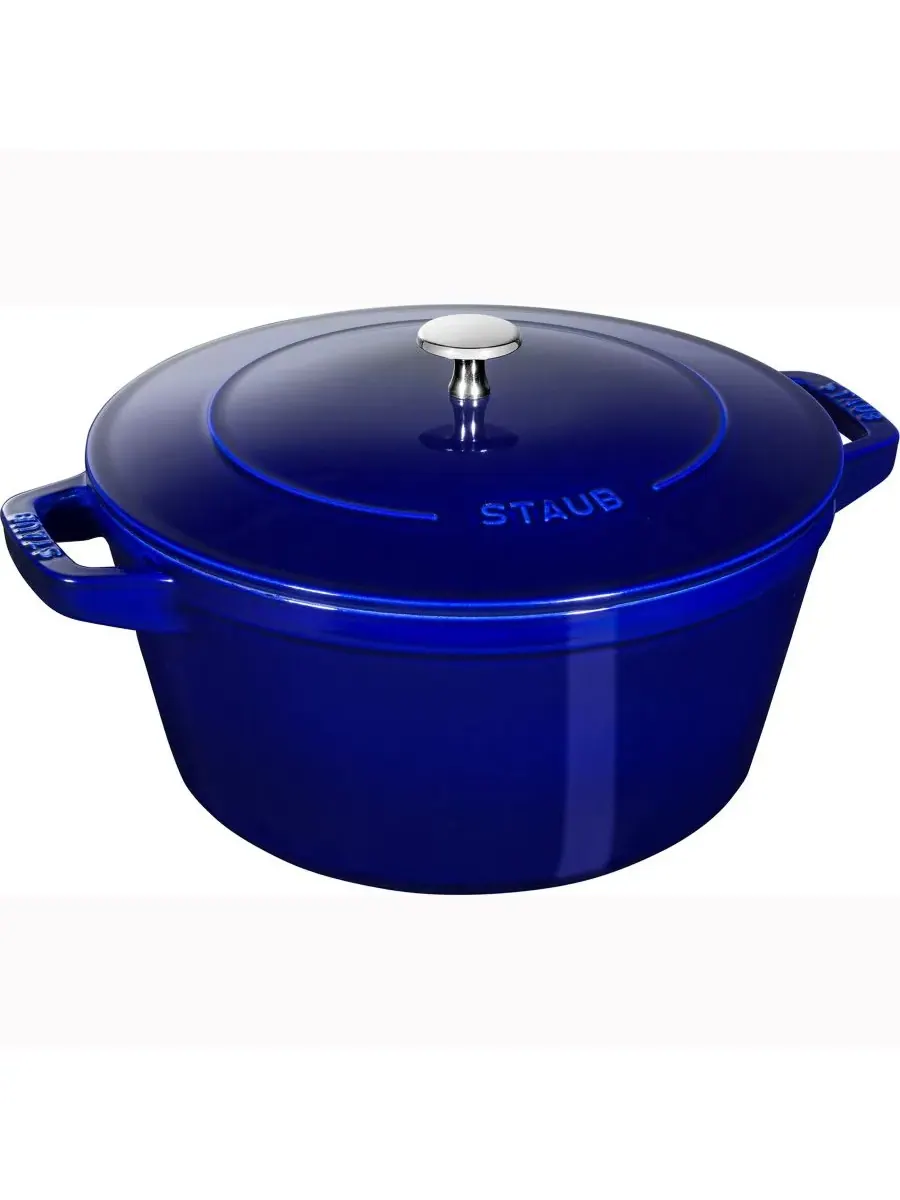 Набор кухонной посуды Staub, 4 предмета — изображение 5 из 6, синий