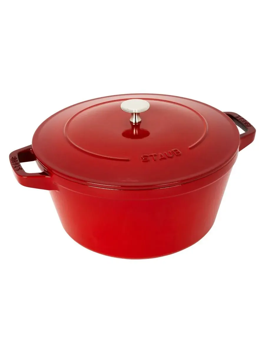 Набор кухонной посуды Staub, 4 предмета — изображение 5 из 6, красный