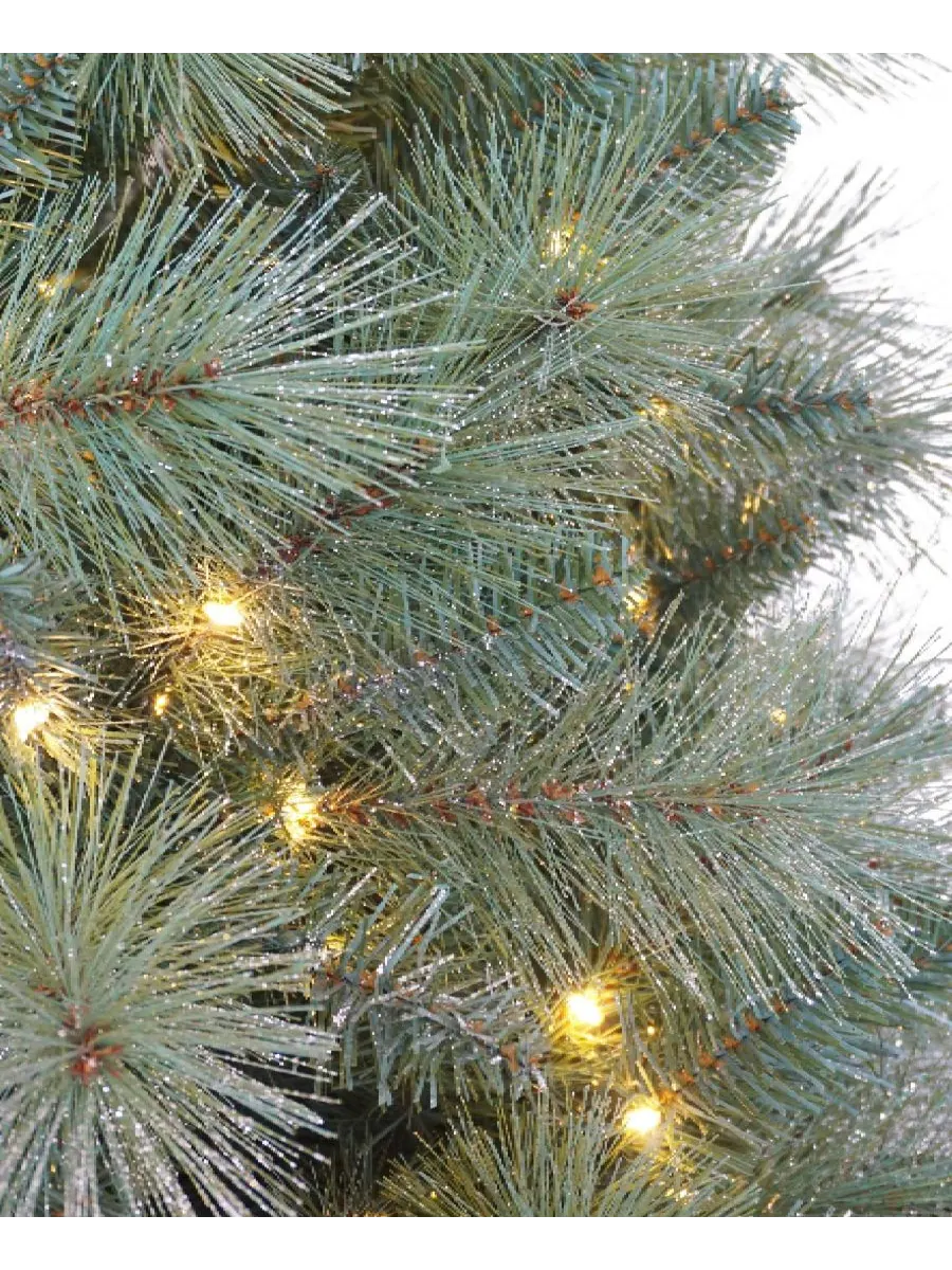 Искусственная рождественская елка Puleo Windham Fir высотой 7,5 футов (2,2 м) с подсветкой Puleo — изображение 5 из 5