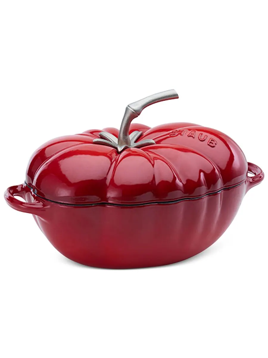 Фигурная кокотница Staub La Cocotte «Томат», 25 см, 2.8 л