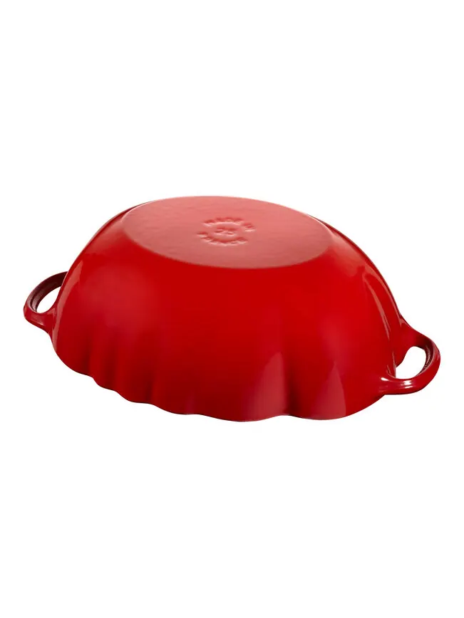 Фигурная кокотница Staub La Cocotte «Томат», 25 см, 2.8 л — изображение 4 из 6, красный