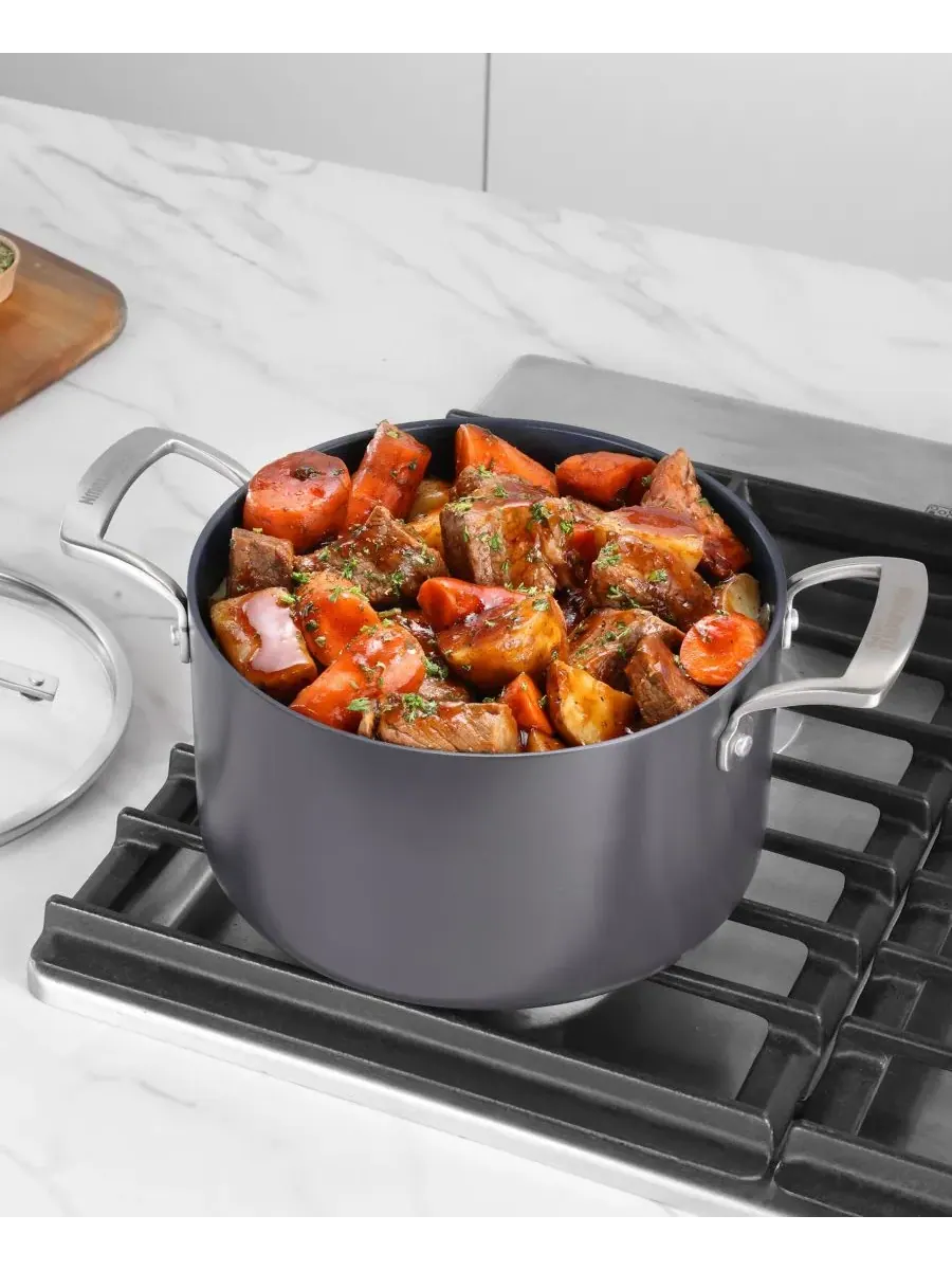 Кастрюля Flavortown из анодированного титана с лазерной обработкой, объемом 6 л (около 1,8 л) с — изображение 4 из 7