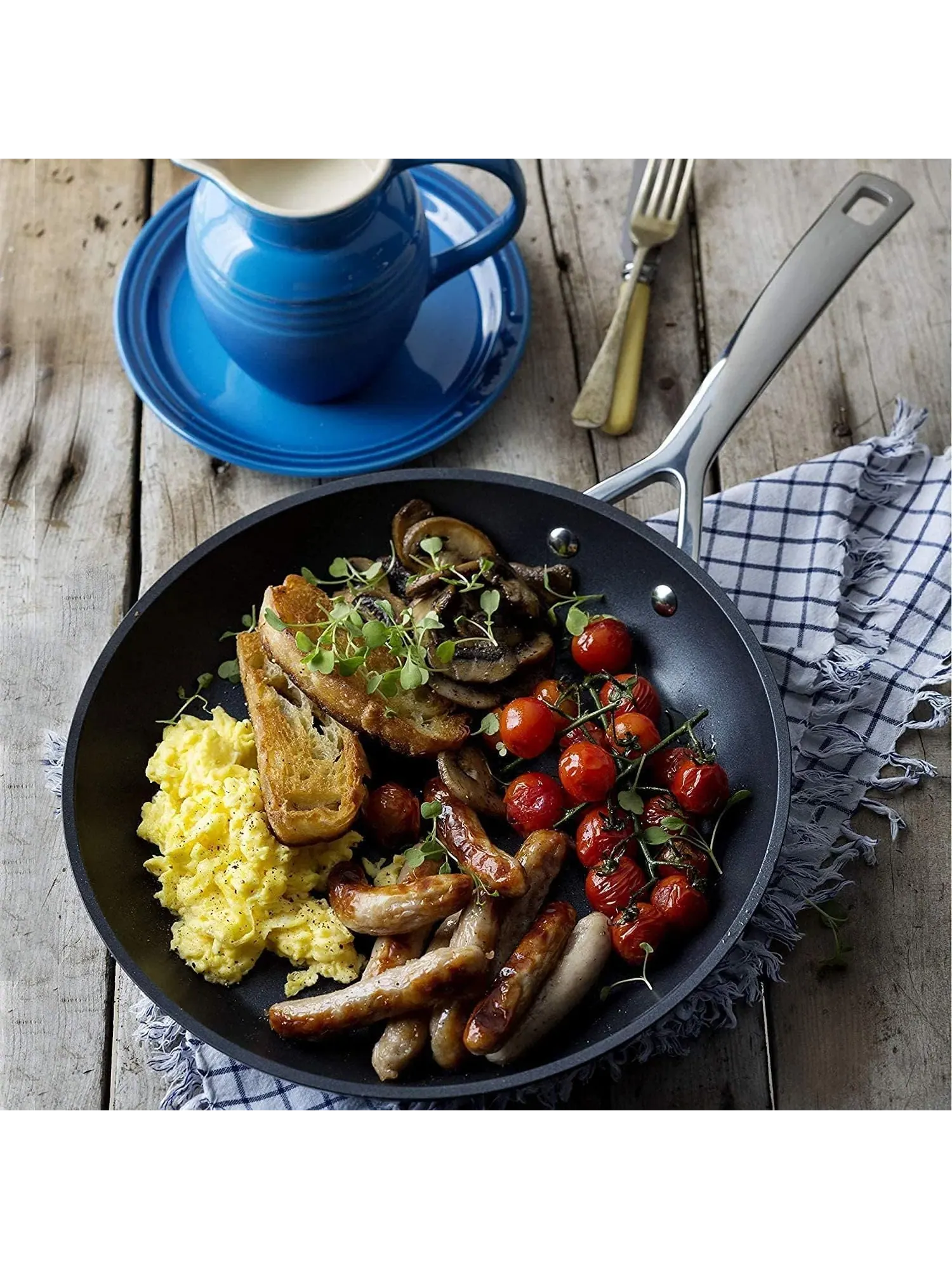 Сковорода Le Creuset Toughened Non-Stick, 26 см — изображение 2 из 5, черный