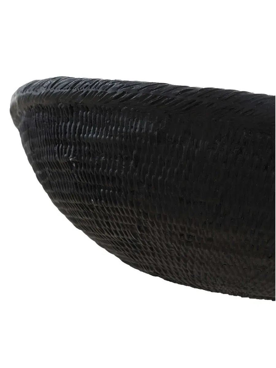 Чаша Ember Weave для использования внутри и снаружи помещений Uttermost — изображение 3 из 8, черный