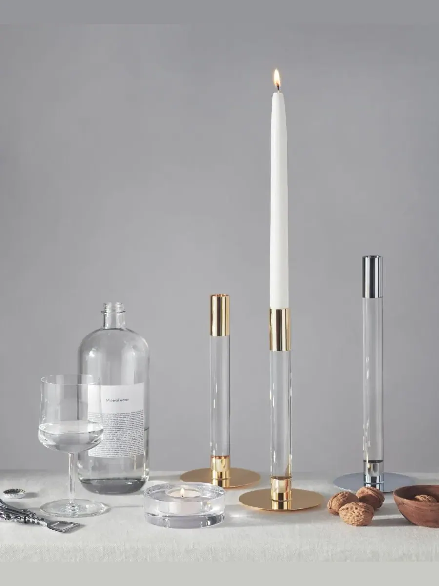 Подсвечник Lumiere Medium Orrefors — изображение 3 из 3, золото