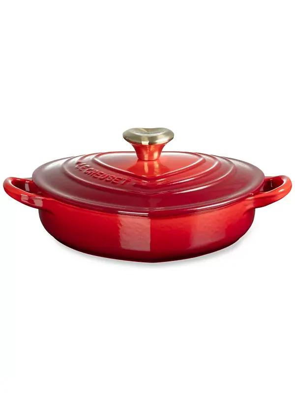Чугунная форма для запекания Le Creuset, 1.2 л, 20 см — изображение 4 из 4, вишневый