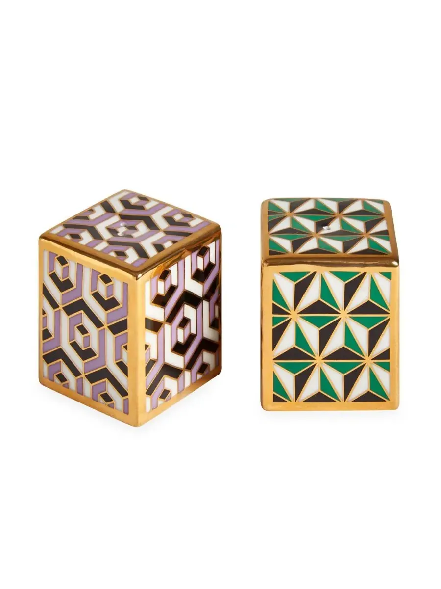 Набор из двух солонки и перечницы «Версаль» Jonathan Adler — изображение 2 из 3, мульти