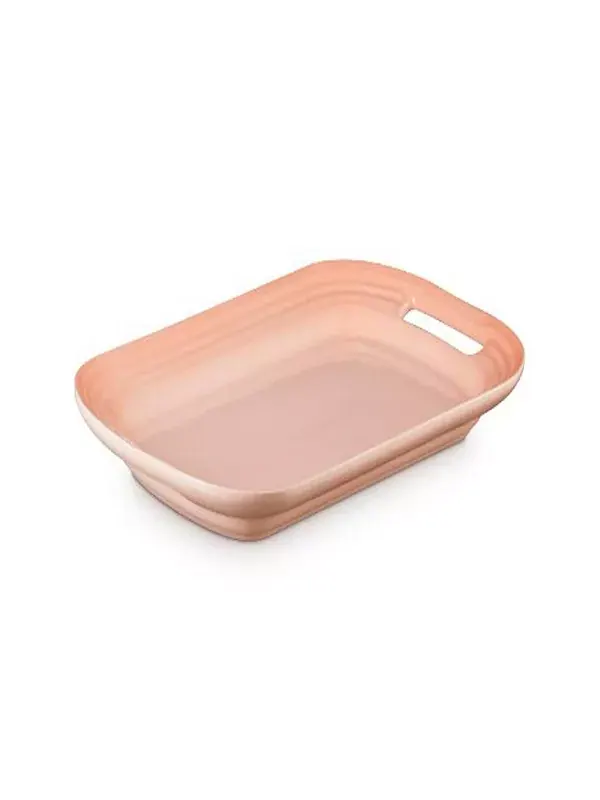Сервировочное блюдо Le Creuset Stoneware, 35.6х19.3 см, персиковый