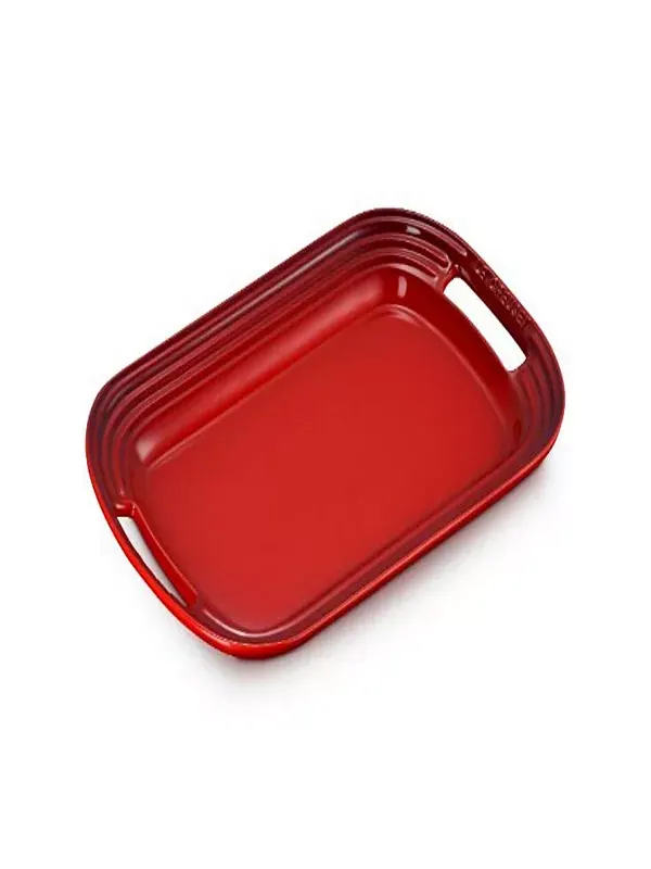 Сервировочное блюдо Le Creuset Stoneware, 35.6х19.3 см — изображение 1 из 3, красный