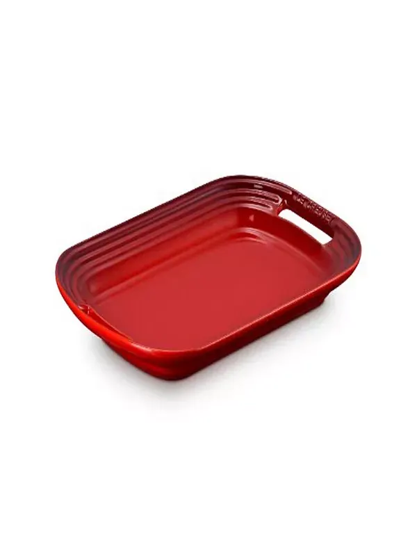 Сервировочное блюдо Le Creuset Stoneware, 35.6х19.3 см — изображение 2 из 3, красный