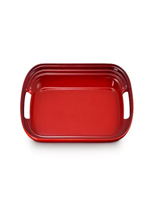Сервировочное блюдо Le Creuset Stoneware, 35.6х19.3 см — изображение 3 из 3, красный