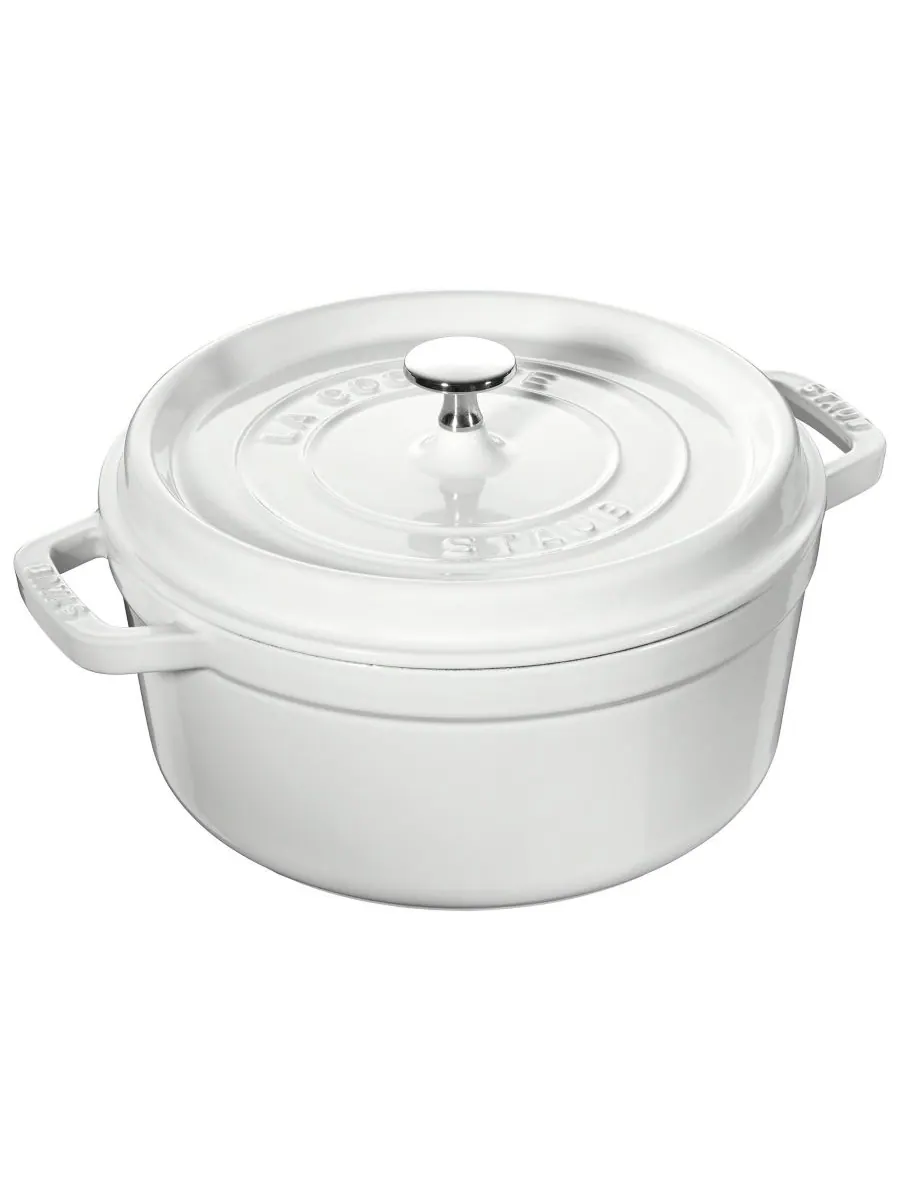 Круглая чугунная кокотница Staub, 24 см, 3.8 л